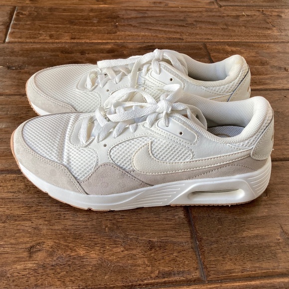 Women's Nike Air Max SC Sz 8.5 Summit White/Platinum Tint/Hemp/Sail (CW4554 108) - Picture 1 of 13